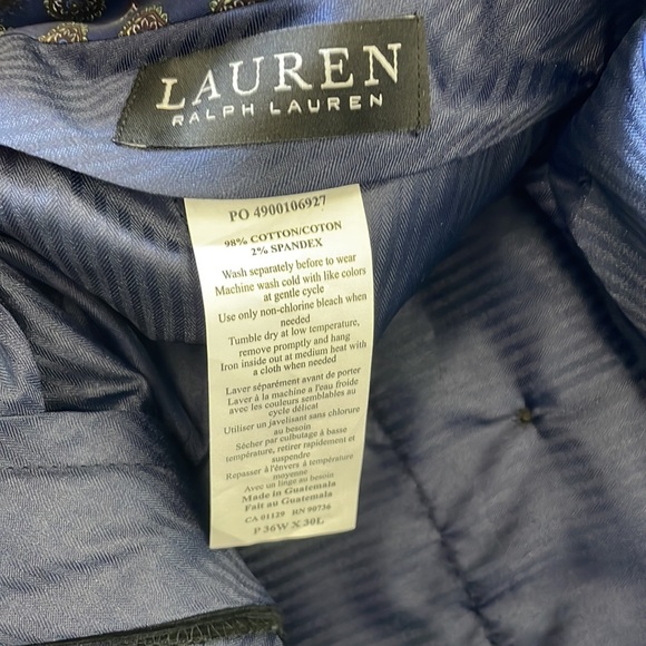 Lauren Ralph Lauren Mens Dewhurst Corduroy Stretch Straight Leg Pants - Picture 10 of 10